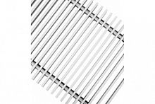 Решетка рулонная для внутрипольного конвектора алюм. цвет "серебро" PPA300-2000/C