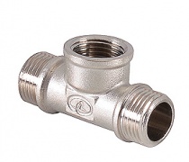 Тройник Ду15(1/2") Н/В/Н никелир. Lavita (П/М/П (TMF-M 1/2")