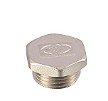 Пробка Ду15(1/2") наруж. резьба, никелир. Lavita (MC 1/2")