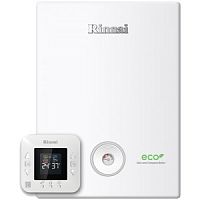 Котел наст. газ. Rinnai BR-R36+WiFi 35кВт (закр.к.,двухконт.,разд.т/о, с пульт.WiFi корей.дымоход) 