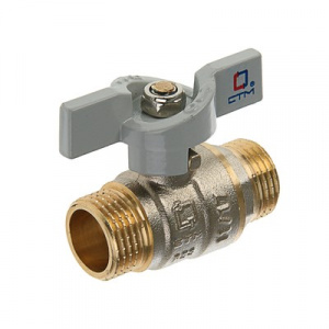 Кран шаровый Ду15(1/2") Н/Н, бабочка, СТМ, ONDO Кран шаровый Ду15(1/2") Н/Н, бабочка, СТМ, ONDO
