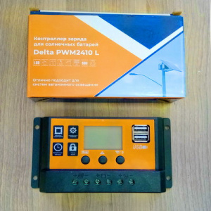 Контроллер заряда для солнечных батарей Delta PWM 2410L 10А Контроллер заряда для солнечных батарей Delta PWM 2410L 10А