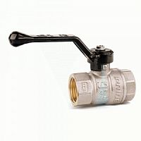 Кран шаровый Ду15(1/2") В/В, рычаг, латунь, Pу40, LD Pride