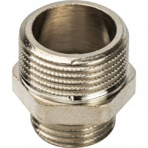 Ниппель переходной 3/4"х1/2" никелир. Ниппель переходной 3/4"х1/2" никелир.