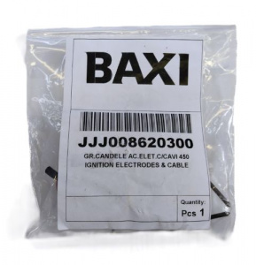 Электрод зажигания с кабелем АОГВ BAXI GALAXY,SLIM 8620300 фото 2 Электрод зажигания с кабелем АОГВ BAXI GALAXY,SLIM 8620300 фото 2