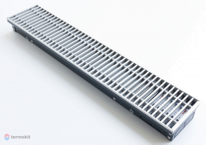 Конвектор внутрипольный TECHNO POWER KVZ 150-65-1400 с решеткой серебро (естеств. конвекц.) Конвектор внутрипольный TECHNO POWER KVZ 150-65-1400 с решеткой серебро (естеств. конвекц.)