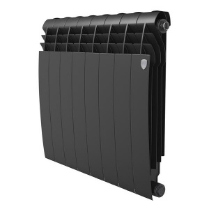 Радиатор биметаллический Royal Thermo BiLiner 500 /Noir Sable черный, 8 секций фото 2 Радиатор биметаллический Royal Thermo BiLiner 500 /Noir Sable черный, 8 секций фото 2