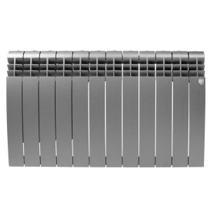 Радиатор биметаллический Royal Thermo BiLiner 500 /Silver Satin серый, 12 секций фото 2 Радиатор биметаллический Royal Thermo BiLiner 500 /Silver Satin серый, 12 секций фото 2