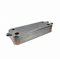 Теплообменник ГВС Bosch/Buderus Logomax U072-12/18K 12 пл 87186446230 (ERA 01912AX1, ZILMET)
