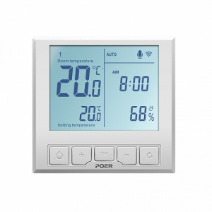 Терморегулятор встраиваемый WiFi Poer smart control PTC 26 с датчиком t пола Терморегулятор встраиваемый WiFi Poer smart control PTC 26 с датчиком t пола