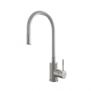 Смеситель для кухни 35k MIXLINE MLSS-0325 СЕРЫЙ гибкий силиконовый излив, п/гайку САТИН (542381) Смеситель для кухни 35k MIXLINE MLSS-0325 СЕРЫЙ гибкий силиконовый излив, п/гайку САТИН (542381)