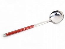 Половник из нерж. стали 64см с деревянной ручкой Узбекистан