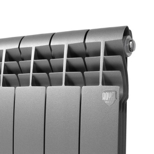 Радиатор биметаллический Royal Thermo BiLiner 500 /Silver Satin серый, 12 секций фото 3 Радиатор биметаллический Royal Thermo BiLiner 500 /Silver Satin серый, 12 секций фото 3