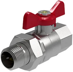 Кран шаровый Ду20(3/4") В/Н, бабочка, ROMMER Кран шаровый Ду20(3/4") В/Н, бабочка, ROMMER
