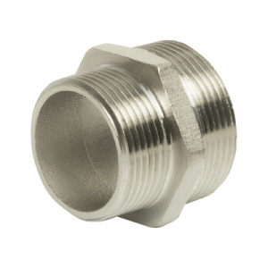 Ниппель переходной 1 1/2"х1 1/4" никелир. VRT Ниппель переходной 1 1/2"х1 1/4" никелир. VRT