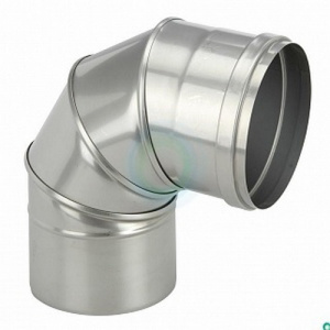 Угол 90°, Ø200мм, оцинковка 0,5мм Угол 90°, Ø200мм, оцинковка 0,5мм
