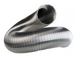Газоход гофриров. из нерж. стали d-115мм, 800*С, 1,5м. Газоход гофриров. из нерж. стали d-115мм, 800*С, 1,5м.