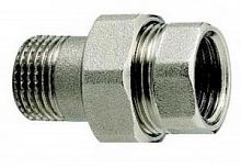Американка прямая Ду20(3/4") В/Н, латунь никелир. Lavita RS 3/4"