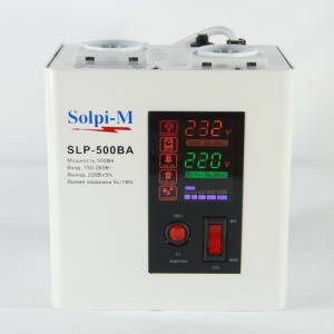 Стабилизатор напряжения Solpi-M SLP-500 ВA new Стабилизатор напряжения Solpi-M SLP-500 ВA new