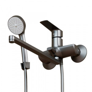 Смеситель для ванны и раковины 35k MIXLINE ML15-02GR ГРАФИТ (556669) фото 2 Смеситель для ванны и раковины 35k MIXLINE ML15-02GR ГРАФИТ (556669) фото 2