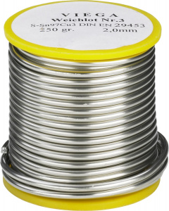 Припой бессвинцовый Sn97Cu3 D3.0 ROMMER (RWT-008-000001) 250гр Припой бессвинцовый Sn97Cu3 D3.0 ROMMER (RWT-008-000001) 250гр