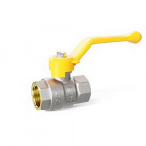 Кран газовый Ду15(1/2") шаровый, В/В, рычаг, никелированный LD Pride 47.351.15 Кран газовый Ду15(1/2") шаровый, В/В, рычаг, никелированный LD Pride 47.351.15
