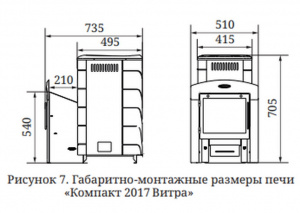 Печь для бани Компакт 2017 Carbon Витра ТО антрацит, до 12 м3 фото 2 Печь для бани Компакт 2017 Carbon Витра ТО антрацит, до 12 м3 фото 2